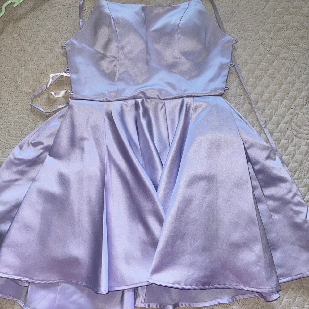 JJs House Lavender Mini Dress